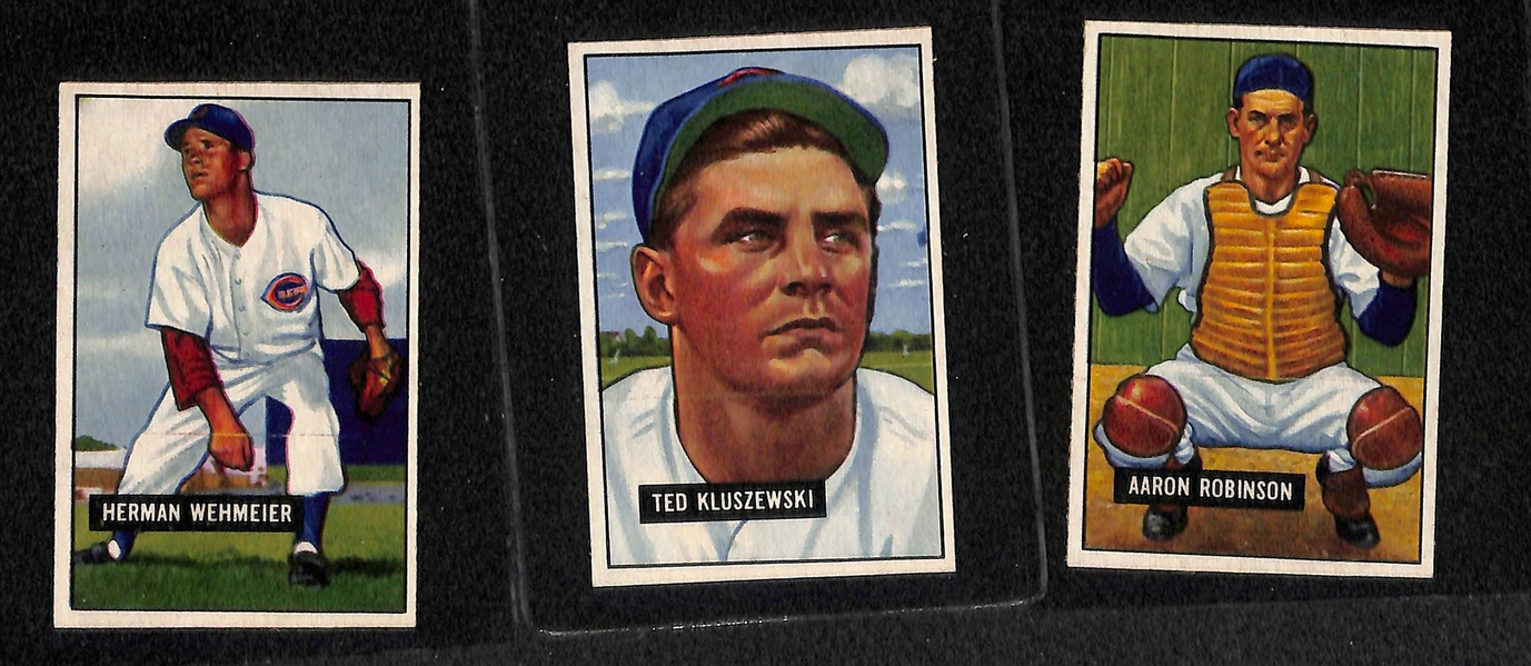 Lot Of 23 1951 Bowman Baseball Cards w. Kluszewski